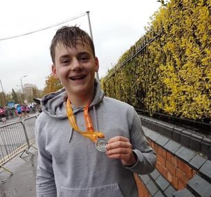 ben man with medal