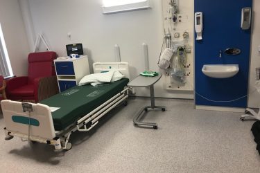 A room at the Paul O'Gorman Centre at Birmingham Childrens Hospital
