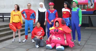 A group in fancy dress