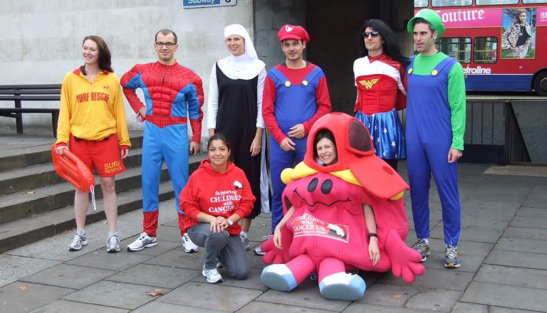 A group in fancy dress