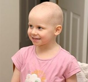 Esme, who was diagnosed with Acute Lymphoblastic Leukaemia