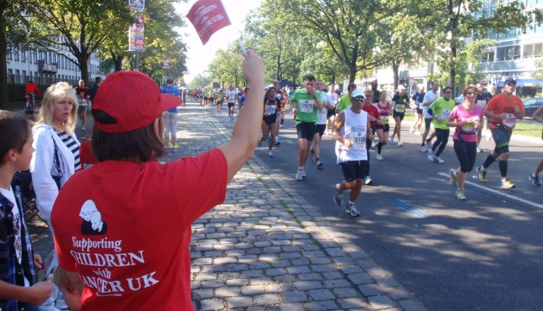 Children with Cancer UK runners in the Berlin marathon