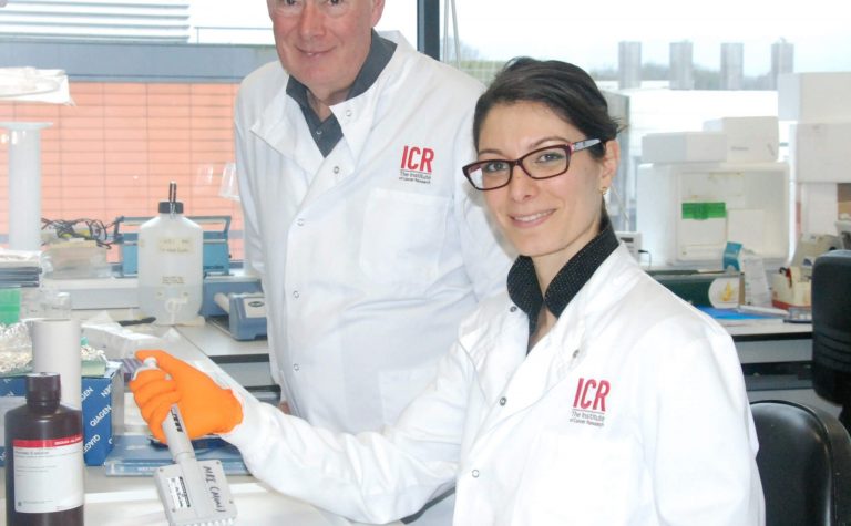 Professor Martin Leach and Alice Agliano