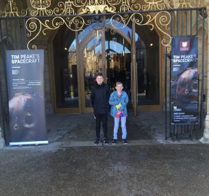 isaac at the tim peake