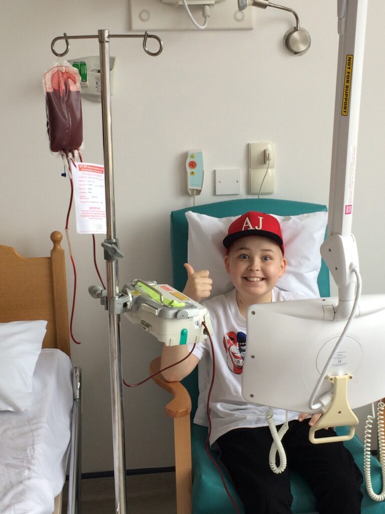 Felix He has also had a number of blood transfusions