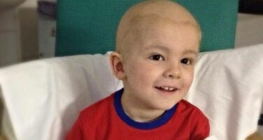 boy in hospital bed