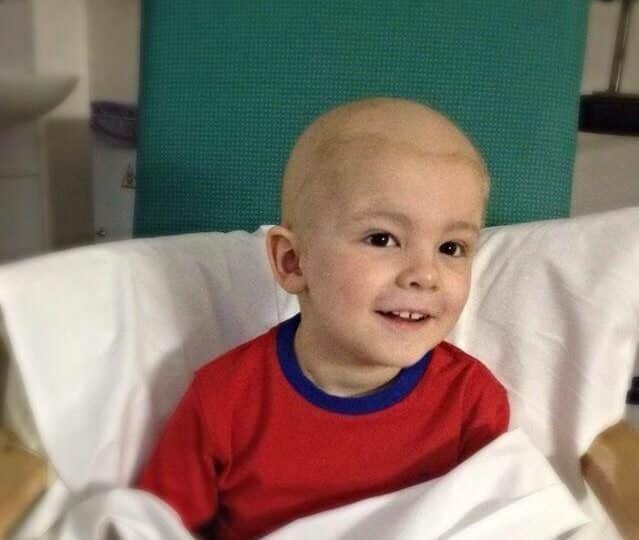 boy in hospital bed
