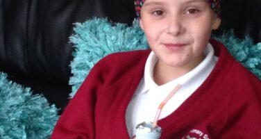 Emma, diagnosed with cancer when when she was eight