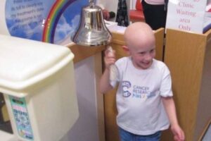 Jacob boy ringing the bell