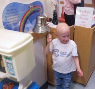 Jacob boy ringing the bell