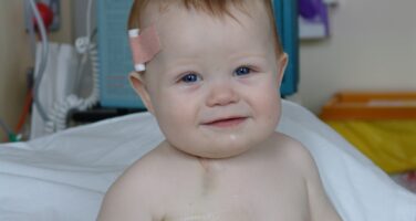 baby in hospital bed Day Ted Diagnosed