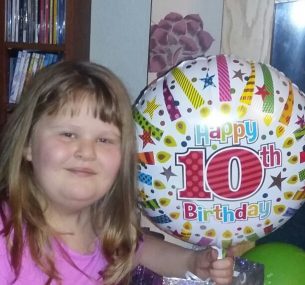 Girl with balloon