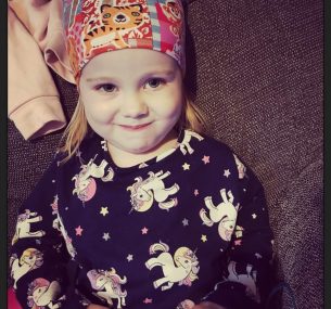 Girl with headscarf