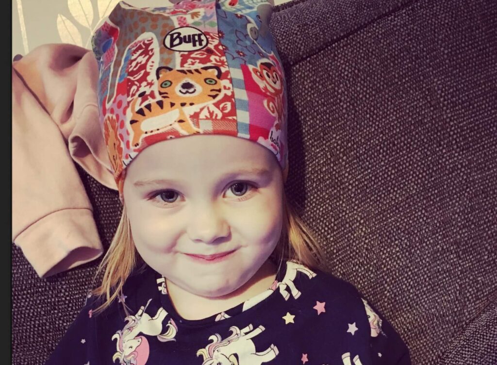 Girl with headscarf