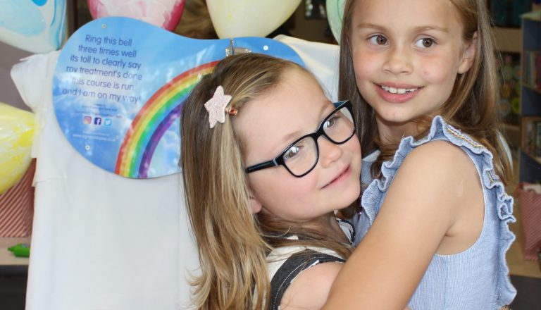 Matilda Fisher, 6, & Suki Corbett, 7