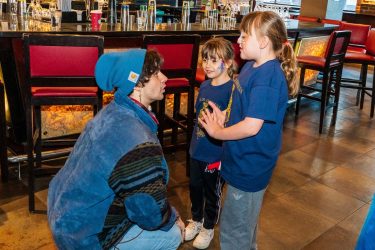 Cel Spellman, Rosie and Ruby- Breakfast with Santa, Manchester