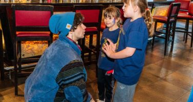 Cel Spellman, Rosie and Ruby- Breakfast with Santa, Manchester