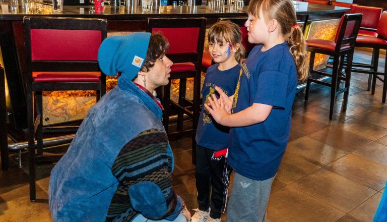 Cel Spellman, Rosie and Ruby- Breakfast with Santa, Manchester