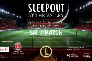 charlton sleepout at the valley