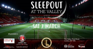 charlton sleepout at the valley
