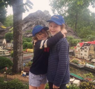 Sholto and Esmeralda at Legoland Denmark summer 2018