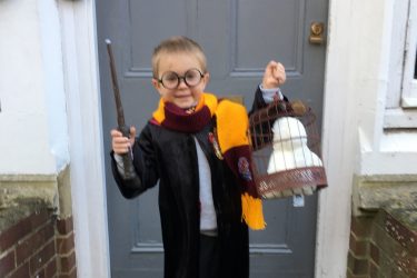Benjamin as Harry Potter