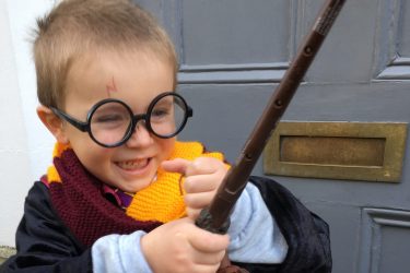 Benjamin as Harry Potter