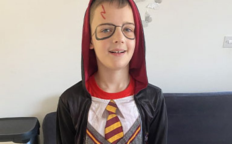 Kodie as harry potter