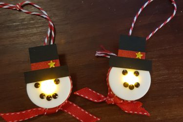 snowman baubles