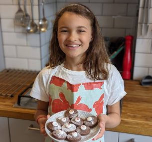 Phoebe at the Children with Cancer UK virtual baking party (4)