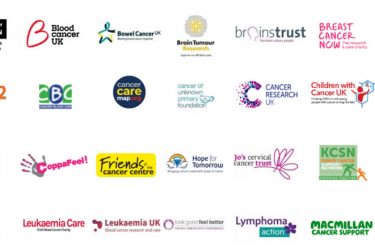 One Cancer Voice Charity logos