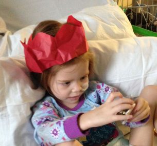 Bella Rose spends Christmas in hospital
