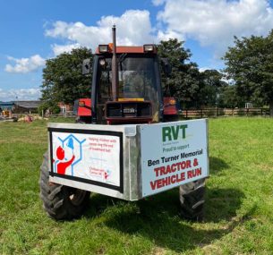 Ben Turner In memory tractor run