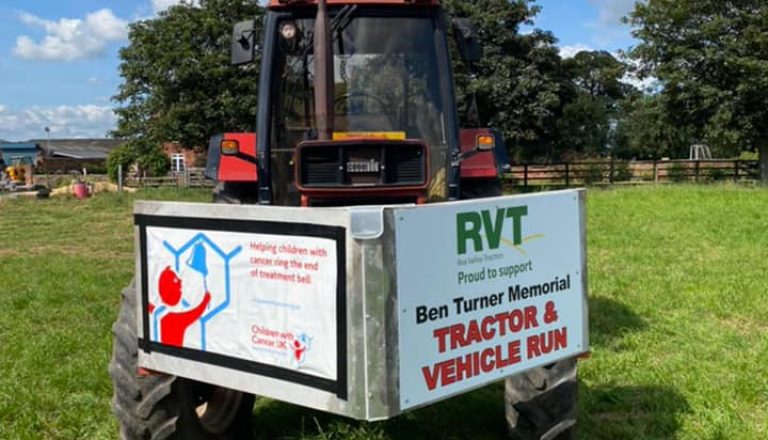 Ben Turner In memory tractor run