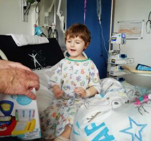 when Bridenni was first diagnosed in piam brown ward Southampton hospital in February 2020.