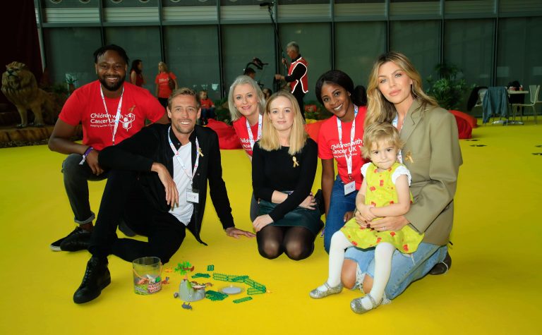 abbey clancy peter crouch at bgc charity day with lily and family V2 (1)