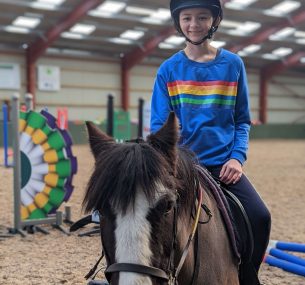 Caroline with her horse (1) (1)