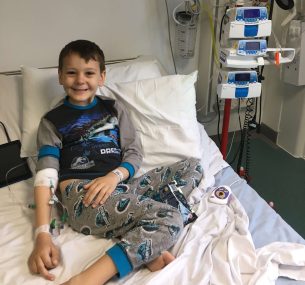 Jesse First day of treatment April 2019