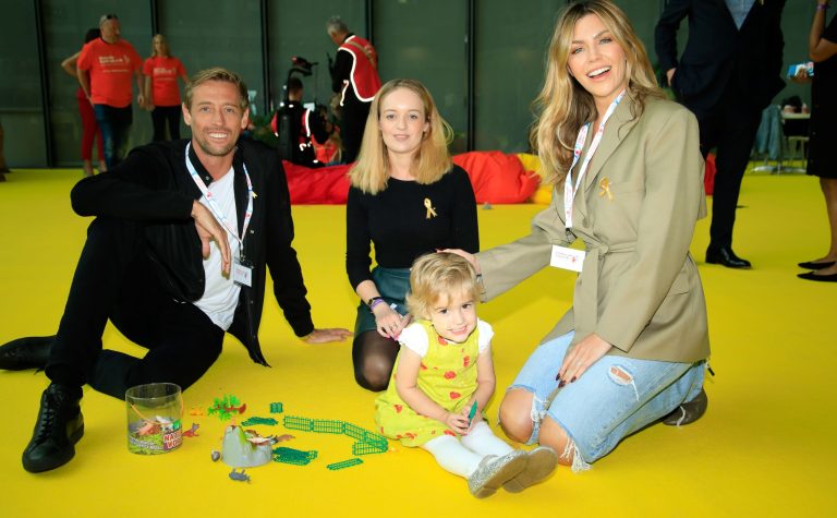 Peter Crouch, Liana, Lily, and Abbey Clancy