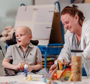 Jack and mum colouring