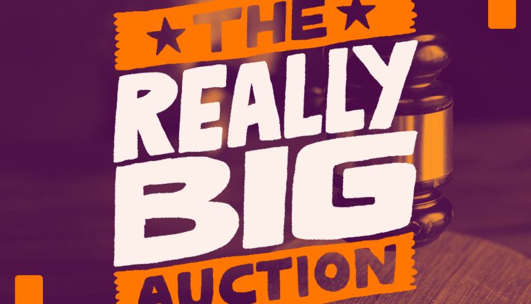 Really big auction logo