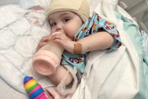 Nancy after first brain surgery