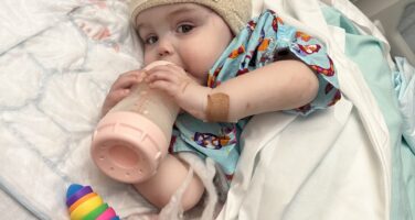 Nancy after first brain surgery