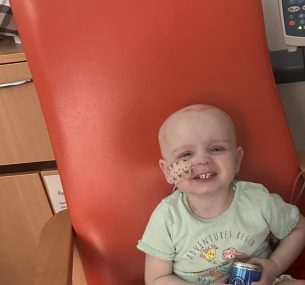 Nancy during chemotherapy