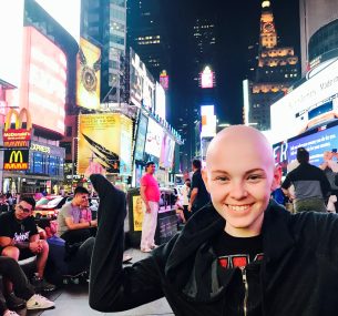 Kira in Times Square