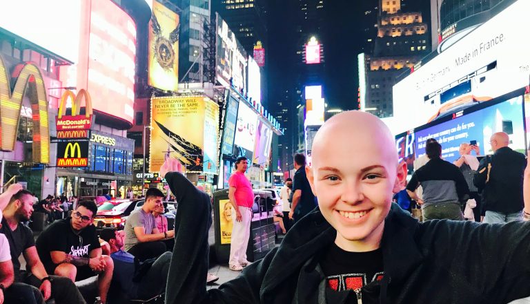 Kira in Times Square