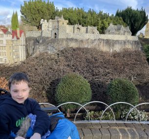 Barney enjoying Legoland