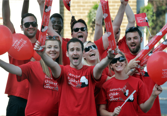 A group of fundraisers