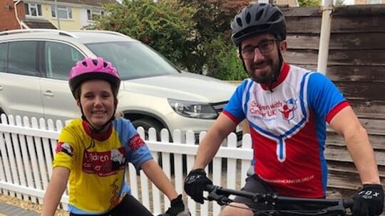 Children with Cancer UK fundraiser Richard
