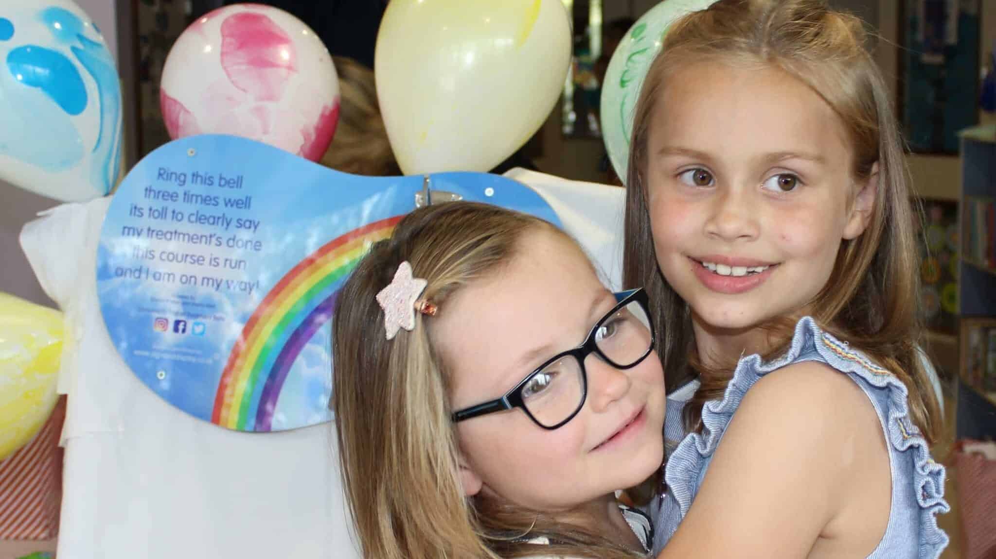 Matilda Fisher, 6, & Suki Corbett, 7